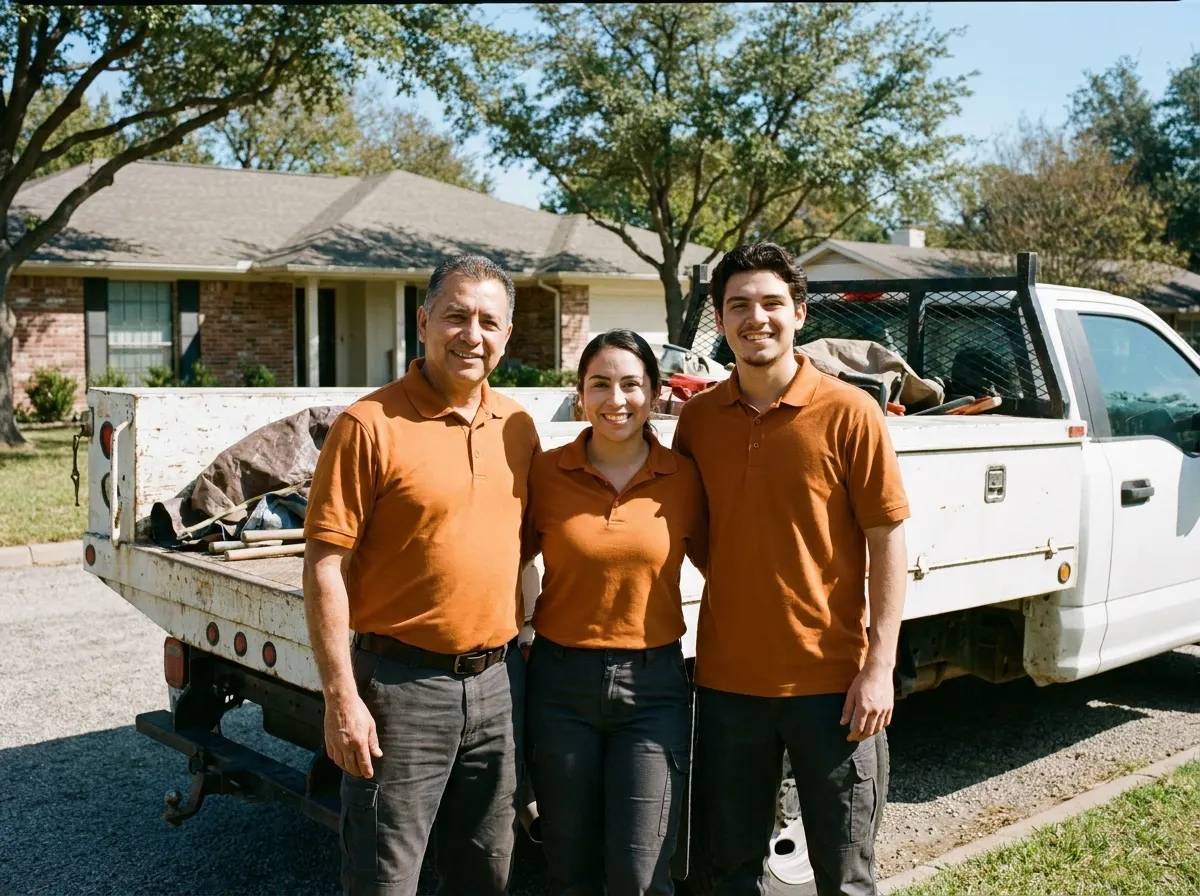 Clean Space Junk Removal junk removal service team in Dallas, TX